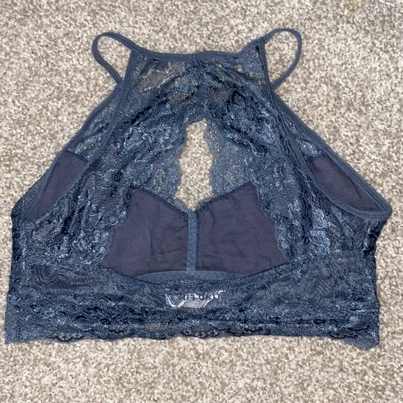 Fab’rik Navy Lace Bralette - Picture 2 of 2